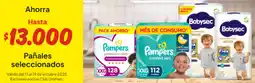 Unimarc Pañales seleccionados oferta