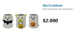 Lider Way To Celebrate mini fantasma de halloween oferta
