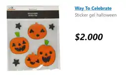 Lider Way To Celebrate Sticker gel halloween oferta