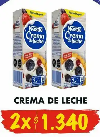 Super Bodega a Cuenta Crema de leche x 2 oferta