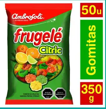 Santa Isabel Ambrosoli Gomitas Frugelé Citric oferta