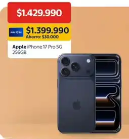 Lider Apple iPhone 17 Pro 5G oferta