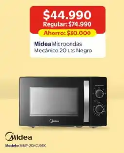 Lider Midea microondas mecanico 20 lts oferta