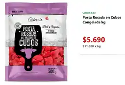 Jumbo Cuisine & Co posta rosada en cubos oferta