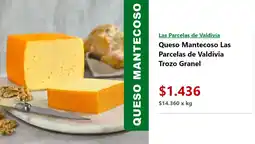 Jumbo Las Parcelas de Valdivia queso mantecoso oferta