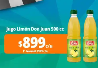 Supermercado El Trébol Don Juan jugo limón oferta