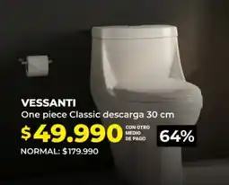 Easy VESSANTI One piece Classic descarga 30 cm oferta