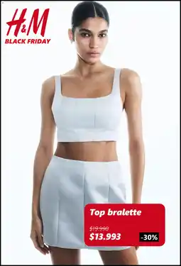 H&M Top bralette oferta