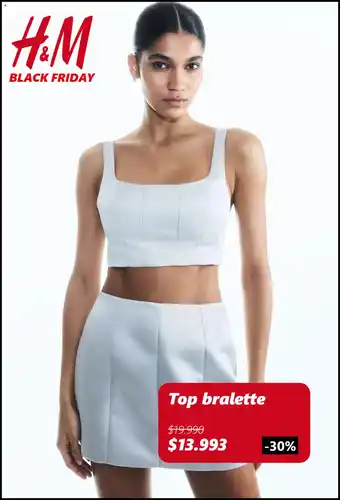 H&M Top bralette oferta