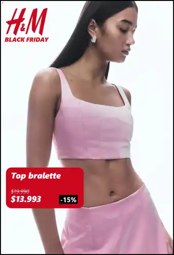 H&M Top bralette oferta