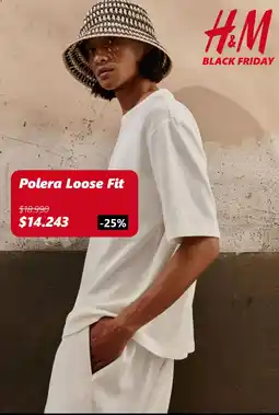 H&M Polera Loose Fit oferta