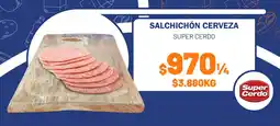 Provimarket Salchichón cerveza oferta