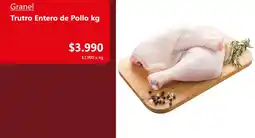 Santa Isabel Trutro entero de pollo oferta