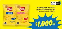 Mayorista 10 Marco Polo papas fritas oferta