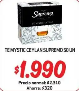 Mayorista 10 Supremo te mystic ceylan oferta