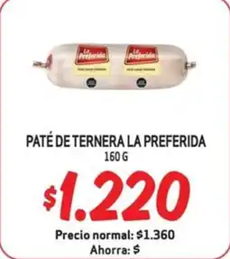 Mayorista 10 La Preferida paté de ternera oferta