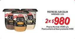 Mayorista 10 Colun postre del sur oferta