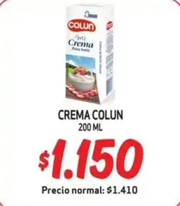 Mayorista 10 Colun crema oferta