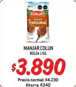 Mayorista 10 Colun manjar oferta