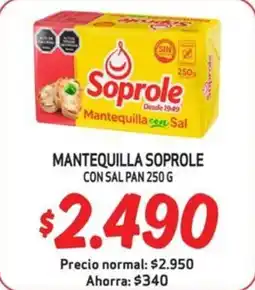 Mayorista 10 Soprole mantequilla oferta
