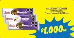 Mayorista 10 Costa Donuts galleta oferta