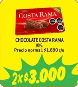 Mayorista 10 Costa Rama chocolate oferta