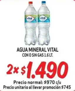 Mayorista 10 Vital ahua mineral oferta