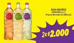 Mayorista 10 Aquarius agua oferta
