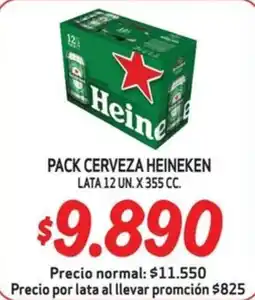 Mayorista 10 Heineken cerveza oferta