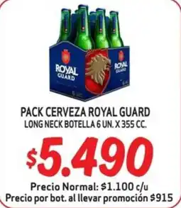 Mayorista 10 Royal Guard cerveza oferta