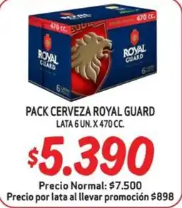 Mayorista 10 Royal Guard cerveza oferta
