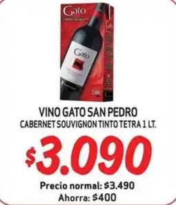Mayorista 10 Gato San Pedro vino oferta