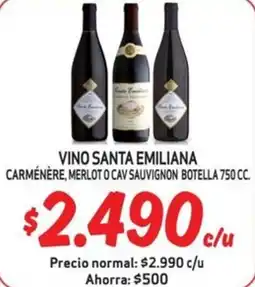 Mayorista 10 Santa Emiliana vino oferta