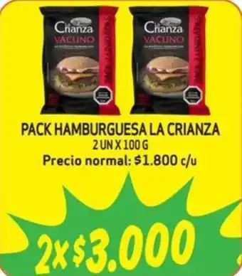 La Crianza hamburguesa