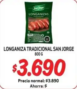 Mayorista 10 San Jorge longaniza tradicional oferta