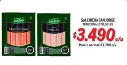 Mayorista 10 San Jorge salsicha oferta