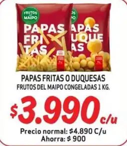 Mayorista 10 Frutos del Maipo papas fritas o duquesas oferta