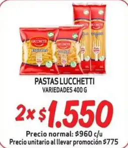 Mayorista 10 Lucchetti pastas oferta