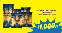 Mayorista 10 Talliani con Huevo pastas oferta