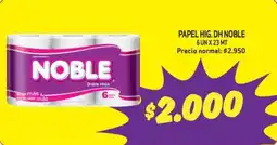 Mayorista 10 Noble papel higienico oferta