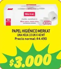 Mayorista 10 Merkat papel higienico oferta