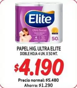 Mayorista 10 Elite Ultra papel higienico oferta