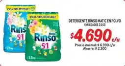 Mayorista 10 Rinso matic en polvo oferta