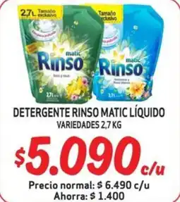 Mayorista 10 Rinso matic liquido oferta