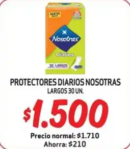 Mayorista 10 Nosotras protectores diarios oferta