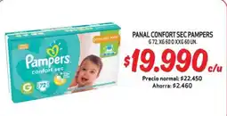 Mayorista 10 Pampers Confort pañal oferta