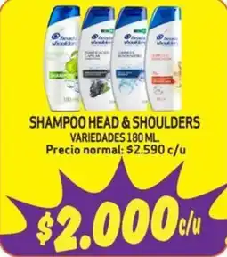 Mayorista 10 Head & Shoulders shampoo oferta