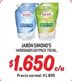 Mayorista 10 Simond's jabón oferta