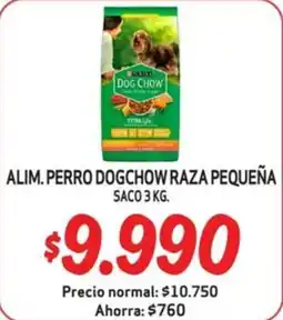 Mayorista 10 Dog Chow raza pequeña oferta