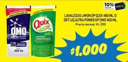 Mayorista 10 Quix limon o Omo ultra power oferta